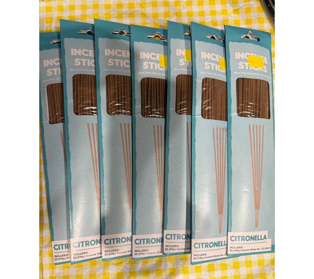 Incense Sticks Citronella 8 Packs of 50
